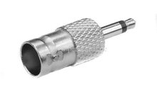 BNC-Buchse auf Klinkenstecker 3,5mm mono