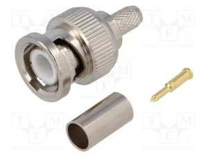 Patchkabel - BNC-Stecker metall  ( Koaxialkabel 50 Ohm )