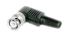 Patchkabel - BNC-Stecker gewinkelt auf BNC-Stecker gewinkelt ( Koaxialkabel 75 Ohm )