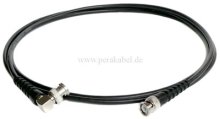 BNC-Stecker 90° 50 Ohm auf BNC-Stecker 50 Ohm ( Koaxialkabel )