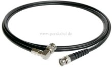 BNC-Stecker 90° 75 Ohm auf BNC-Stecker 75 Ohm ( Koaxialkabel )