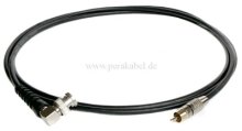 BNC-Stecker 90° 75 Ohm auf RCA-Stecker ( Koaxialkabel )