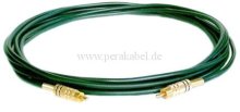 RCA-Stecker auf RCA-Stecker VERGOLDET Kabel 75 Ohm