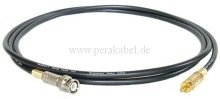 Koaxialkabel SC-Focusline MS - BNC-Stecker auf RCA-Stecker (Knickschutzfeder)