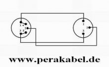 DIN-Stecker 5pol auf DIN-Stecker 3pol