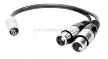 DIN-Stecker 5polig auf 2x XLR-Buchse