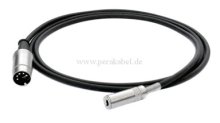 DIN-Stecker (3+5 belegt) auf  Miniklinkenbuchse 2,5mm stereo