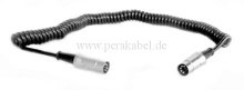 Spiralkabel 3m - DIN-Stecker 5pol Neutrik NYS 322