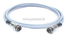 DIN-Stecker 7 polig Renkverschluß ( Kabel 7x 0,14 qmm gefl. Schirm )