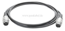 DIN-Stecker 7polig Schraubverschluss auf DIN-Stecker 7polig Schraubverschluss (Pin 7 Schirm )