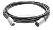 DIN-Stecker 7polig Schraubverschluss auf XLR-Stecker