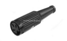 Klinkenstecker 3,5mm stereo auf DIN-Buchse 3pol (Deltron)