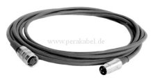 DIN-Stecker 3polig auf DIN-Buchse 3polig mit Schraubverschluss ( Club Series MK II )
