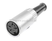 Preview: DIN-Stecker 4 polig auf DIN-Buchse 4 polig Renkverschluß ( LiYY 4x0,25 )