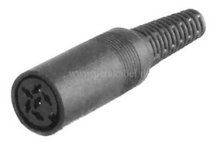 DIN-Kabel LK1-DIN-Stecker/Buchse 6 polig ( alle Pins belegt )