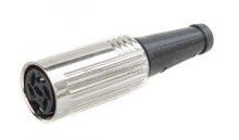 DIN-Stecker 6 polig auf DIN-Buchse 6 polig ( Kabel 6x 0,25 qmm )