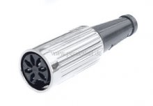 DIN-Kabel LK1-DIN-Stecker/Buchse 7 polig Deltron ( alle Pins belegt )