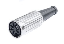 DIN-Stecker 7 polig auf DIN-Buchse 7 polig Deltron (Schirm an Pin 2)