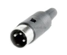 DIN-Buchse 5pol auf DIN-Stecker 3pol (3+5an1)