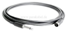 DIN-Stecker 3pol auf Klinkenstecker 6,3mm mono (Tip an 1;Masse an 2)