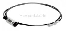 DIN-Stecker 3pol ( Neutrik NYS 321 )-Pin 1 bel. auf Miniklinkenbuchse 3,5mm 2pol