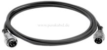 DIN-Kabel Stecker 5polig 240° Renkverschluß ( Innenleiter 4x 0,25qmm )