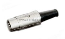 Preview: DIN-Stecker 5 pol 3+5 bel. auf  2 x RCA-Stecker