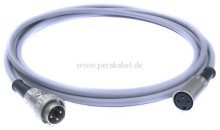 DIN-Kabelverlängerung (LiYY) Stecker/Buchse 3polig Renkverschluß