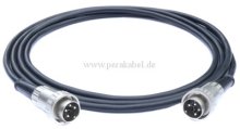 DIN-Stecker 4 polig auf DIN-Stecker 4 polig Renkverschluß ( alle Pins belegt )
