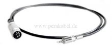 DIN-Stecker 5polig (3+5 bel.) auf  Miniklinkenstecker 2,5mm stereo ME