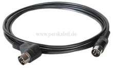 DIN-Kabel  Stecker 5polig 240° ( 1x gewinkelt )