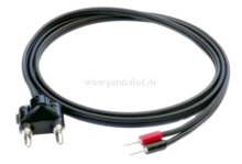 Doppel-Bananenstecker 4mm auf 2x Bananenstecker 2mm Stift