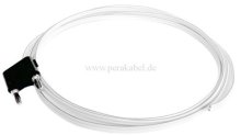 Doppel-Bananenstecker (Schaltbrücke) auf BLANK-HiFi Lautsprecherkabel (2x0,75qmm)