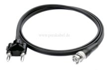 Doppel-Bananenstecker 4mm auf BNC-Stecker