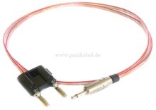 Lautsprecherkabel  (HIFI) Doppel Bananenstecker auf Klinkenstecker 3,5mm mono