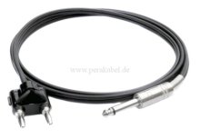 Doppel-Bananenstecker 4mm auf Klinkenstecker 6,3mm mono