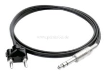 Doppel-Bananenstecker 4mm auf Klinkenstecker 6,3mm stereo