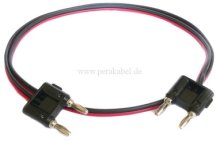 HiFi Lautsprecherkabel (2x0,75qmm) - Doppel-Bananenstecker auf Doppel-Bananenstecker (Schaltbrücke)