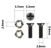 Preview: Cinch Einbaubuchse Typ D
