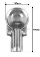 Winkelklinkenstecker 6,3mm 2 pol auf Winkelklinkenstecker 6,3mm 2 pol