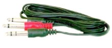 Insertkabel - Stereoklinkenstecker auf 2 Klinkenstecker mono (standard)  2m