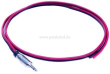 HiFi Lautsprecherkabel (2x0,75qmm) - Klinkenstecker 3,5mm mono auf BLANK