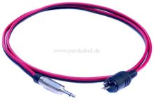 HiFi Lautsprecherkabel (2x0,75qmm) - Klinkenstecker 3,5mm mono auf Lautsprecherstecker