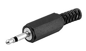 DIN-Stecker 3pol auf Miniklinkenstecker 3,5mm mono (Tip an 1+3;Masse an 2)