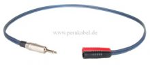 Miniklinkenstecker 3,5mm mono auf 2 x Bananenbuchse 4mm