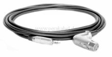 Miniklinkenstecker 3,5mm stereo (D) auf XLR-Buchse gewinkelt