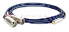 Miniklinkenstecker 3,5mm stereo auf 2 x XLR-Stecker ( AV-48  )