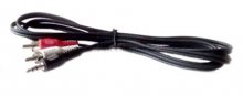 Miniklinkenstecker 3,5mm stereo auf 2 RCA-Stecker (standard)