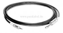 Klinkenstecker 6,3mm mono auf Miniklinkenstecker 3,5mm stereo (Tip+Ring gebr.)