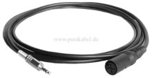 Miniklinkenstecker 3,5mm stereo auf Würfelbuchse